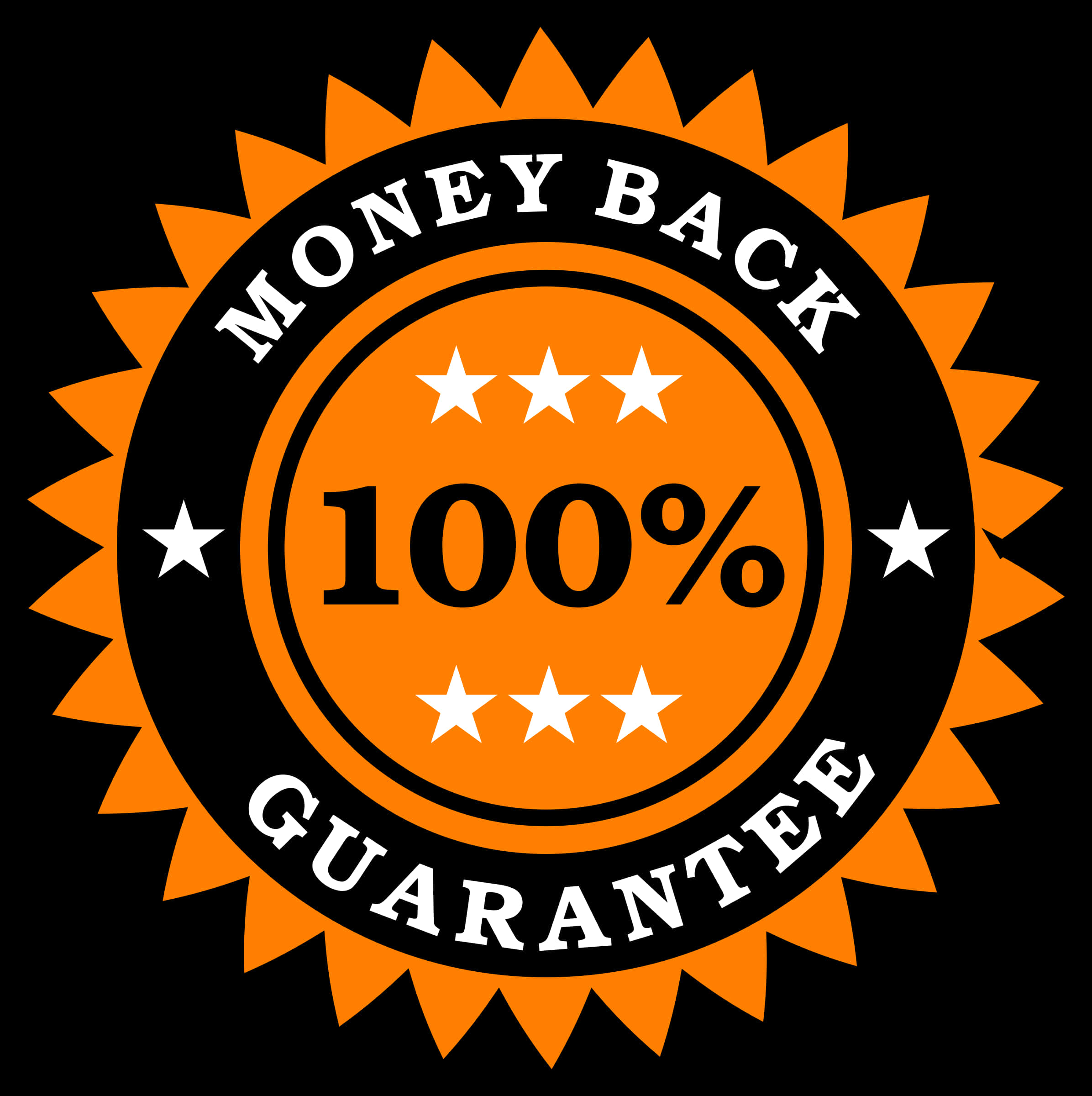 100% 退款保證印章 壁紙