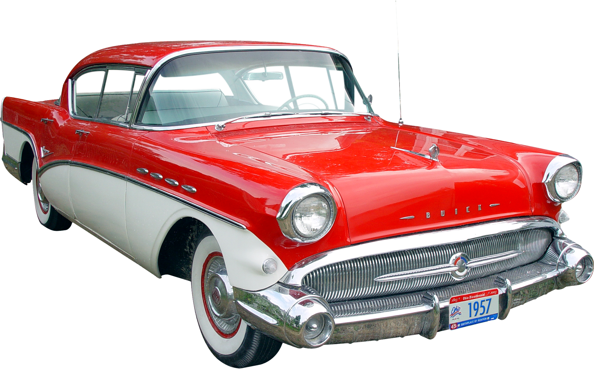 1957紅白別克Special經典汽車 壁紙