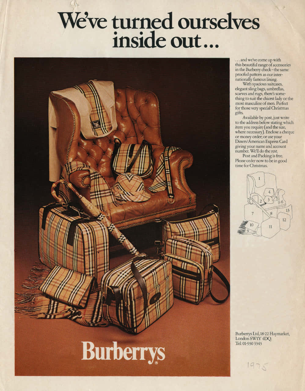 1960年代Burberry廣告 壁紙