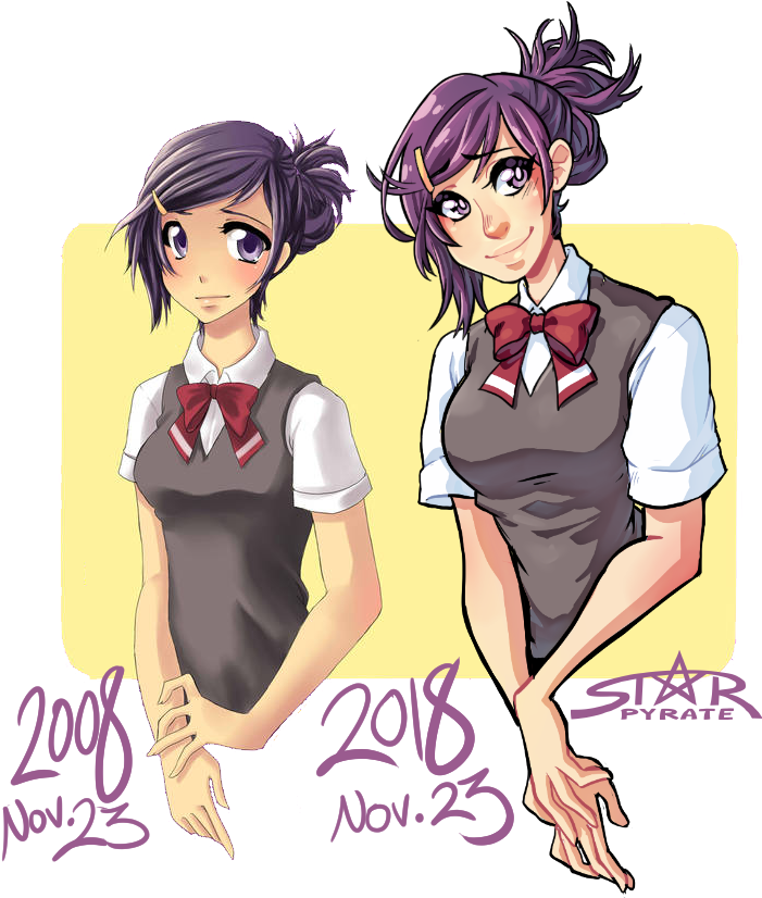 藝術進化：2008年與2018年對比 壁紙