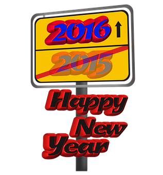 2016新年慶祝標誌 壁紙
