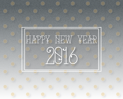 2016 新年快樂賀卡 壁紙