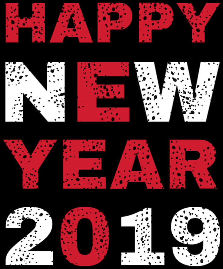 2019年新年快樂慶祝圖案 壁紙