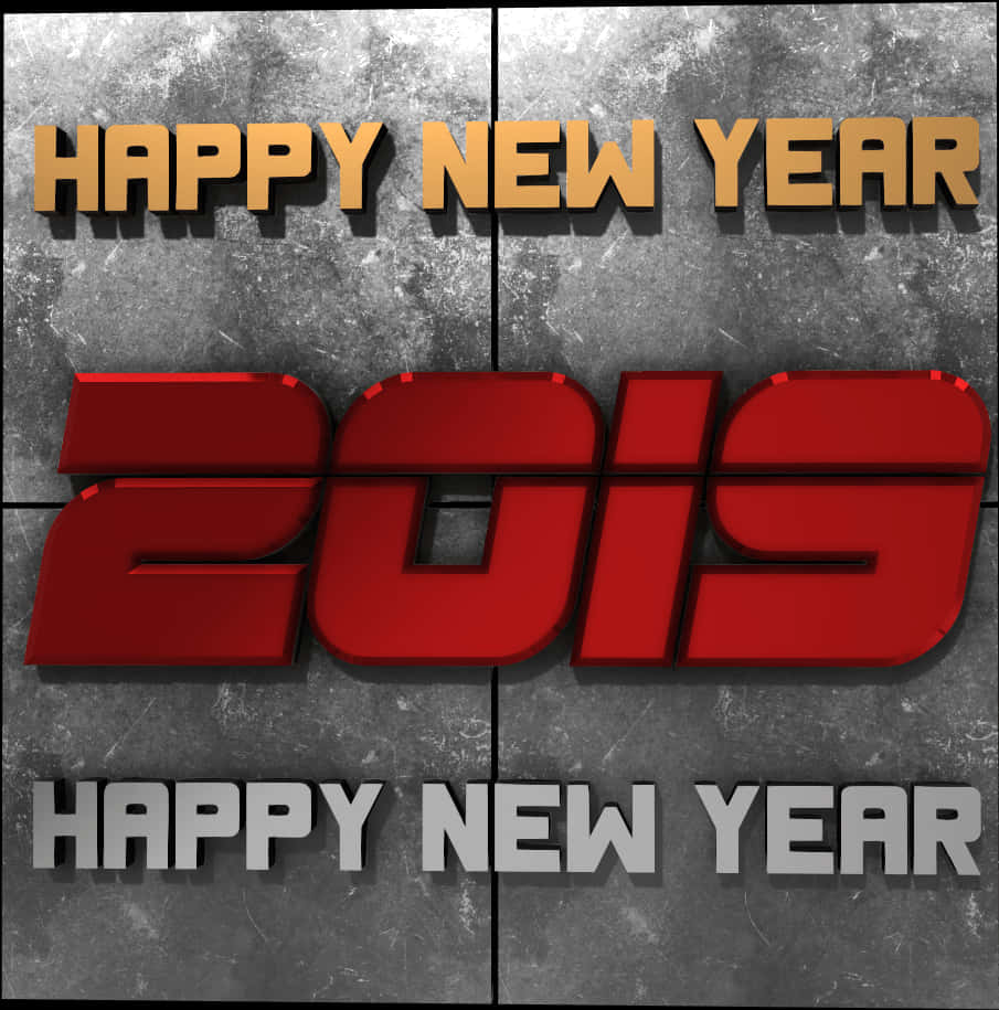 2019新年快樂慶祝 壁紙