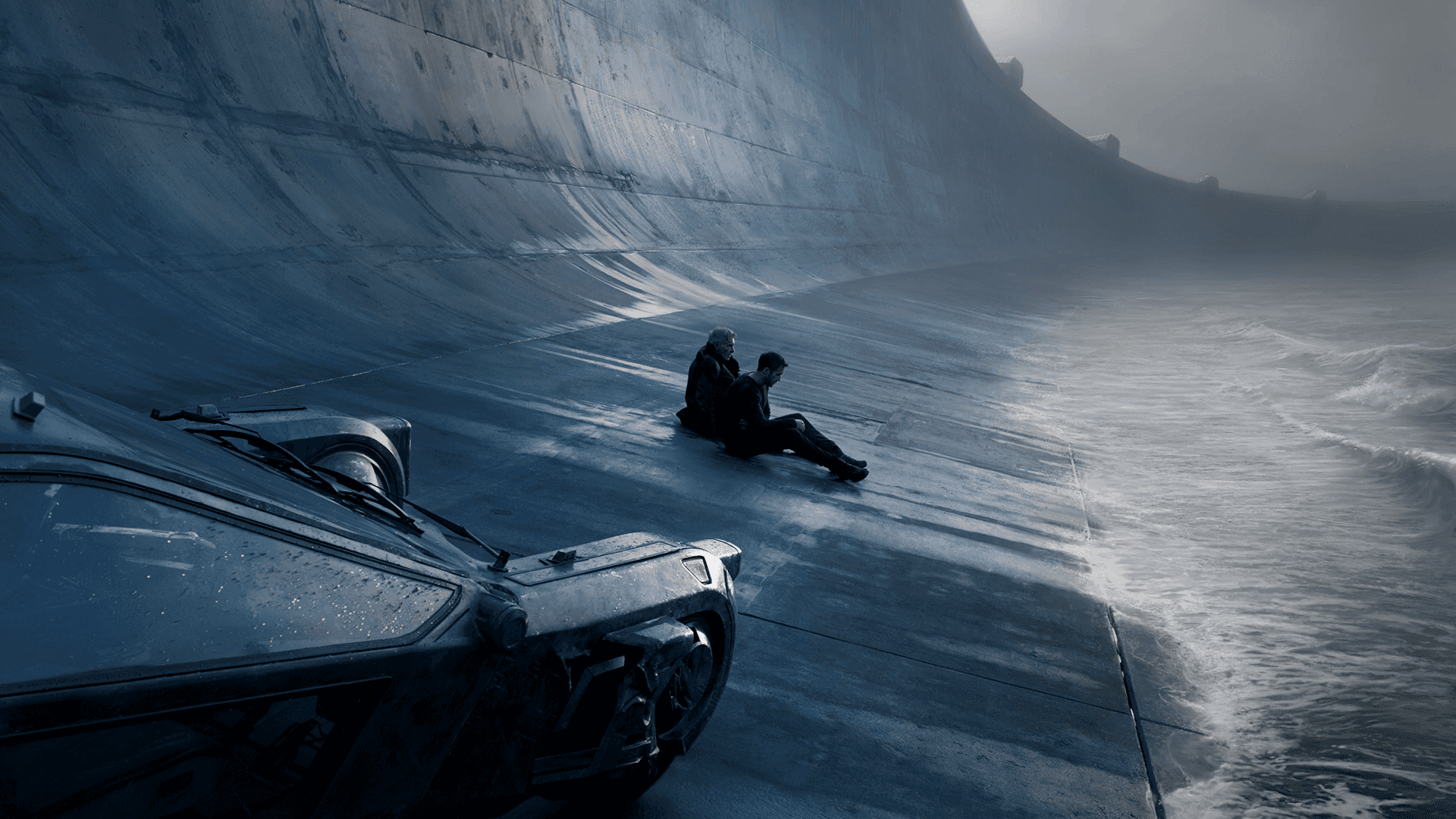 《銀翼殺手2049》中未來洛杉磯的迷人景觀 壁紙