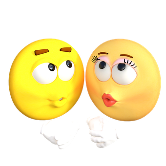 表情符號情侶表情3D 壁紙