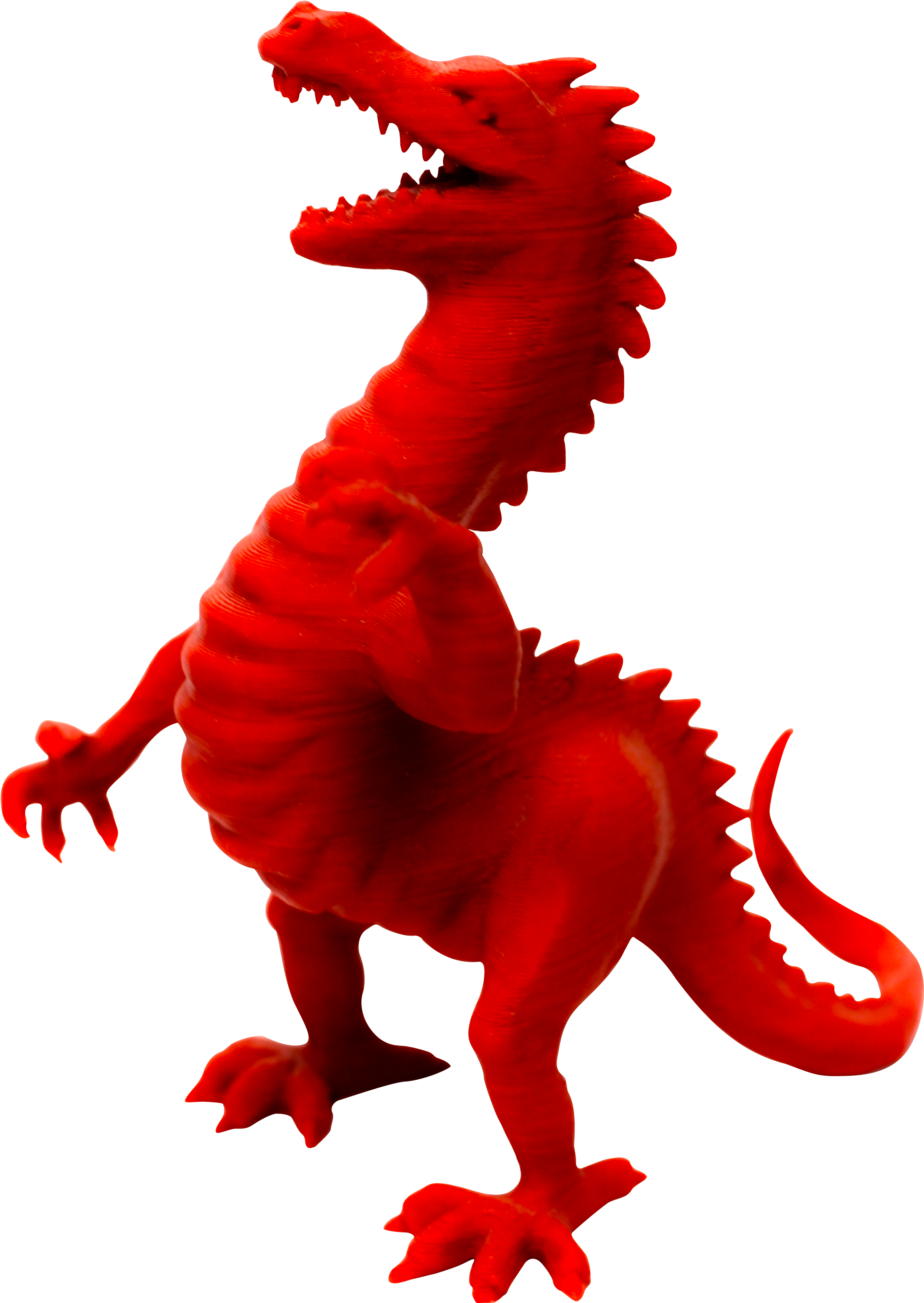 紅色恐龍模型3D 壁紙