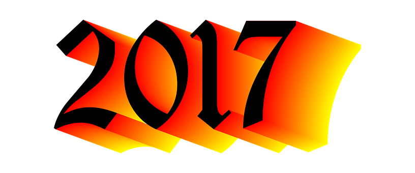 繽紛3D新年2017 壁紙