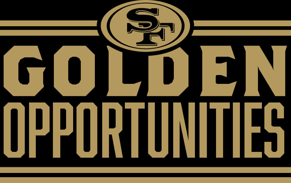 49ers 金色機會標誌 壁紙