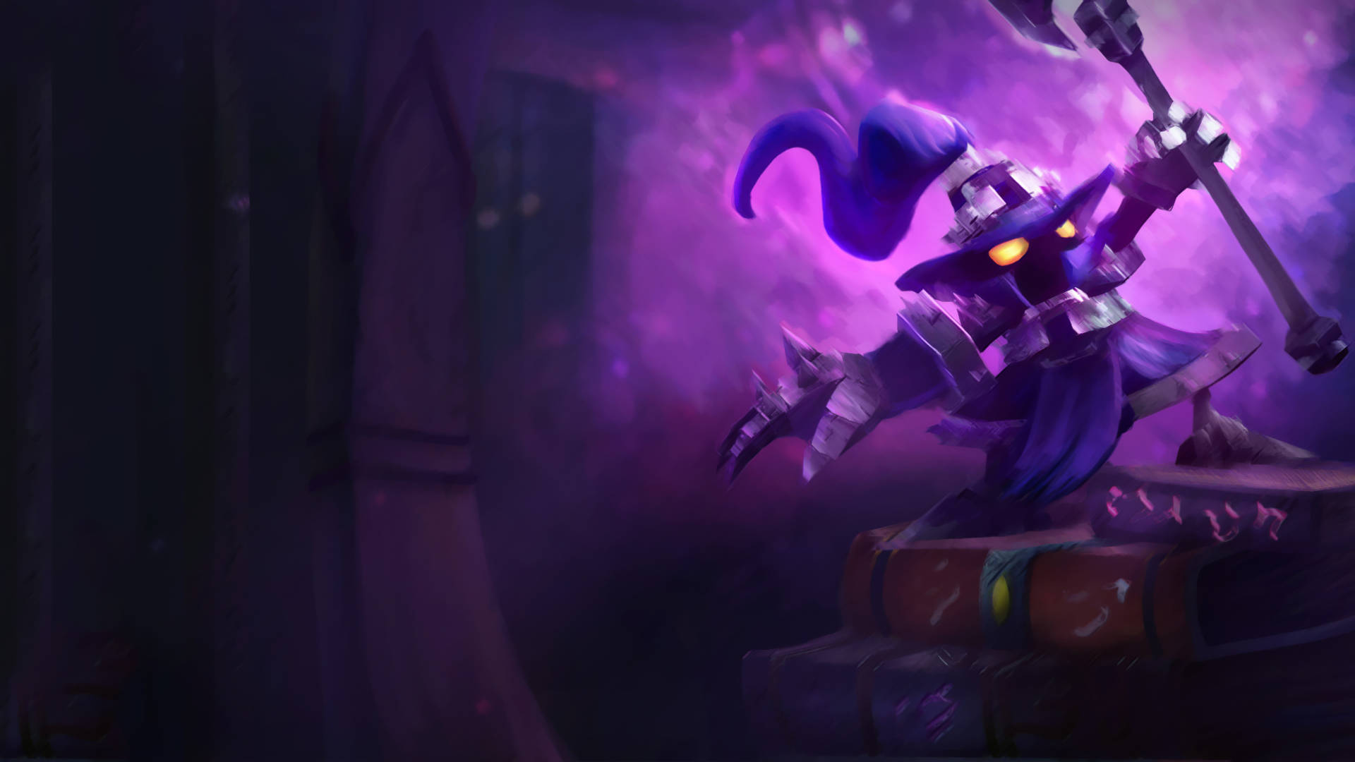 Veigar 紫色 4K 英雄聯盟 — 4K 龍珠壁紙 壁紙