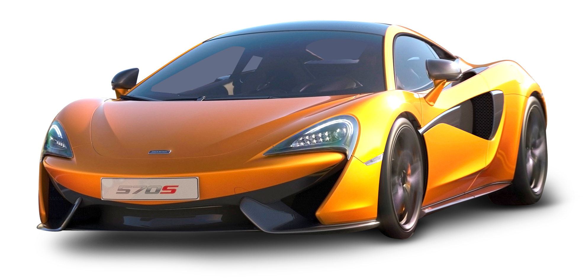橘色麥拉倫570 S跑車 壁紙