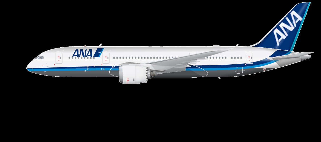 波音787夢幻客機側面視角 壁紙