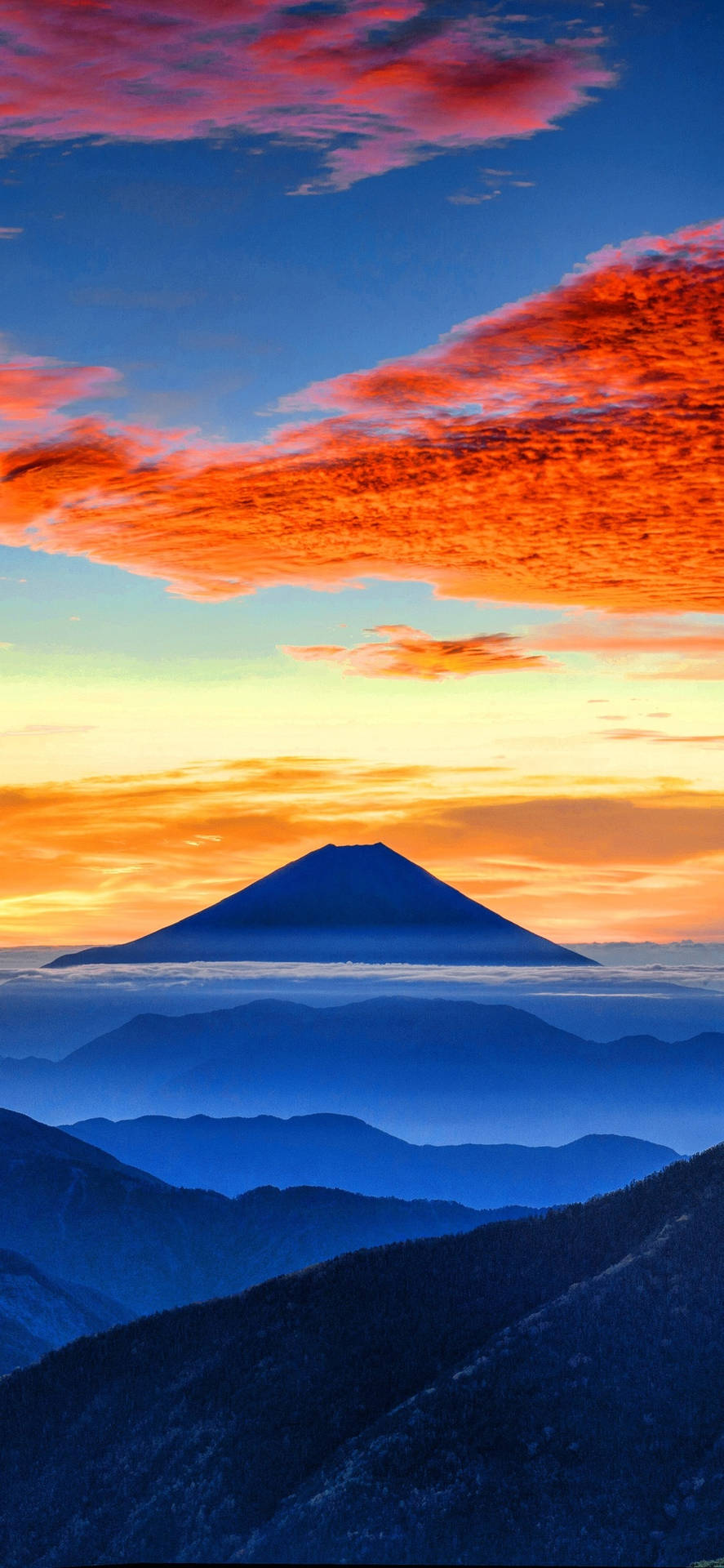 8K iPhone 富士山 — 富士山 壁紙