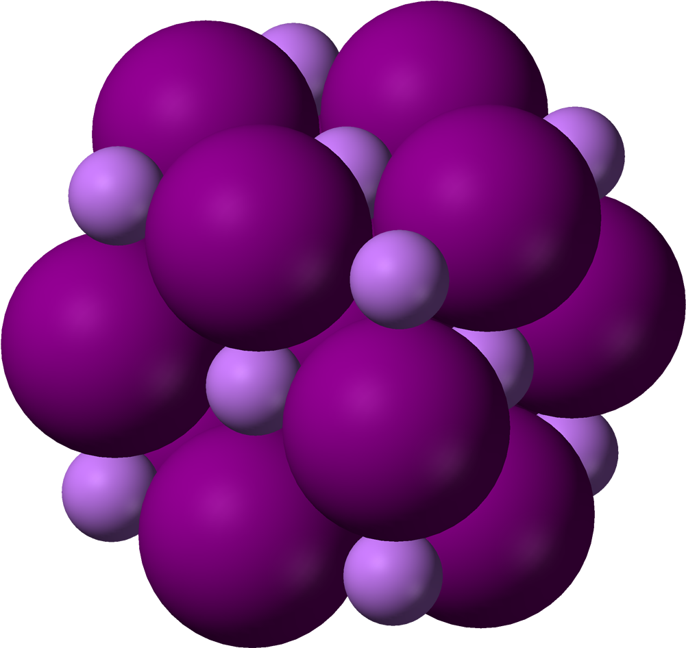 代表分子結構的紫色和薰衣草色球體簇。 — 3D 壁紙
