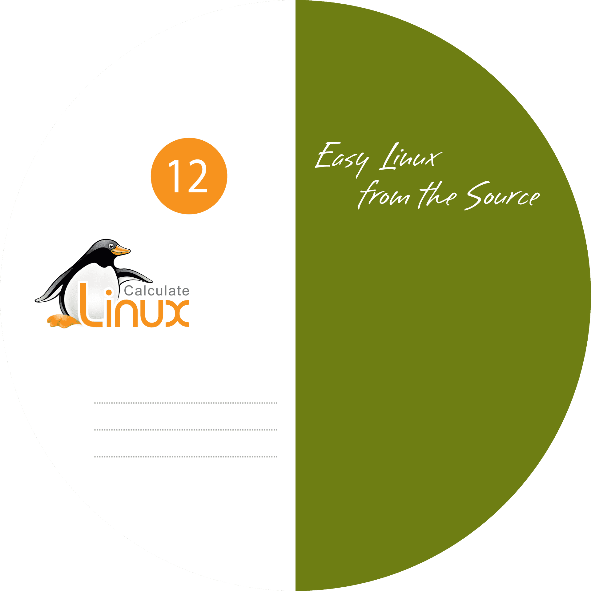 Linux 書籍封面，帶有企鵝標誌和文字 Easy Linux from the Source。 — Linux 壁紙