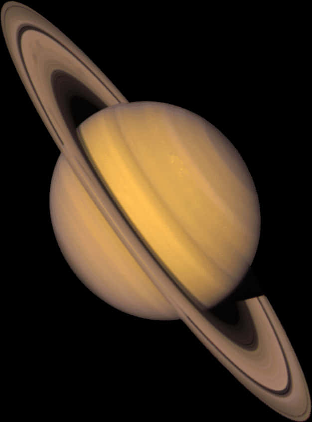 土星在太空中發光的光環 — 土星 壁紙