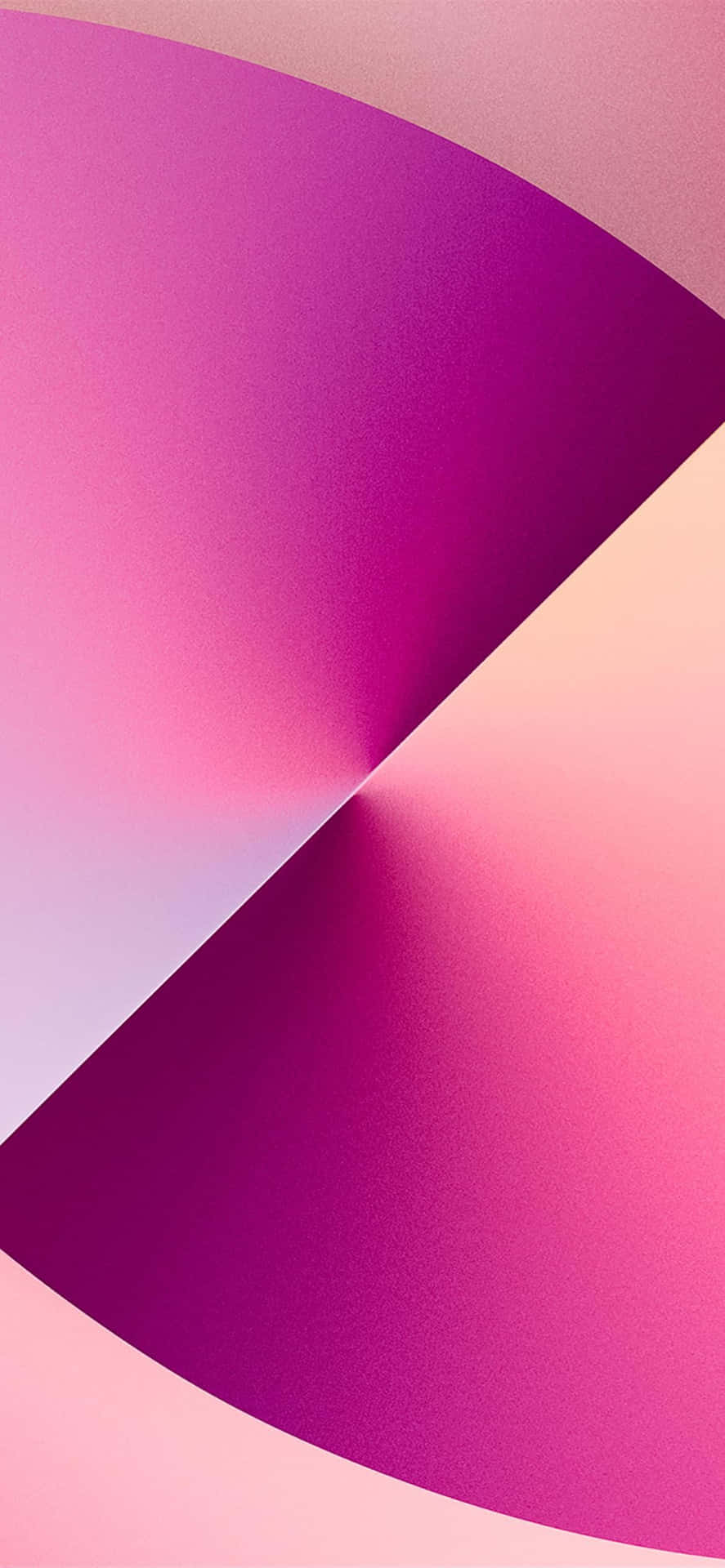 抽象數位藝術作品，帶有流動的洋紅色與粉紅色漸層。 — iPhone 13 壁紙