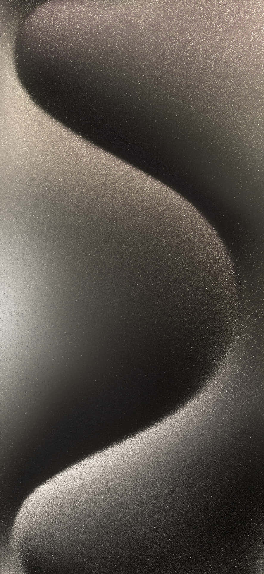 帶有流動曲線和漸變照明的抽象單色紋理。 — iPhone 13 Pro Max 壁紙