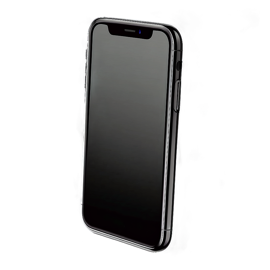 一部發光的黑色智慧型手機漂浮在煙霧瀰漫的黑暗環境中。 — iPhone 11 壁紙