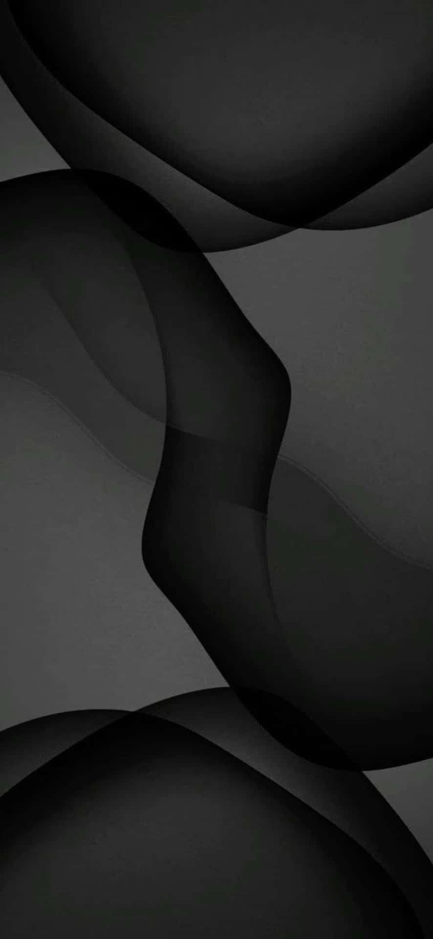  壁紙 — 抽象流動的黑灰煙霧狀形態在極簡漸變背景上飄移。