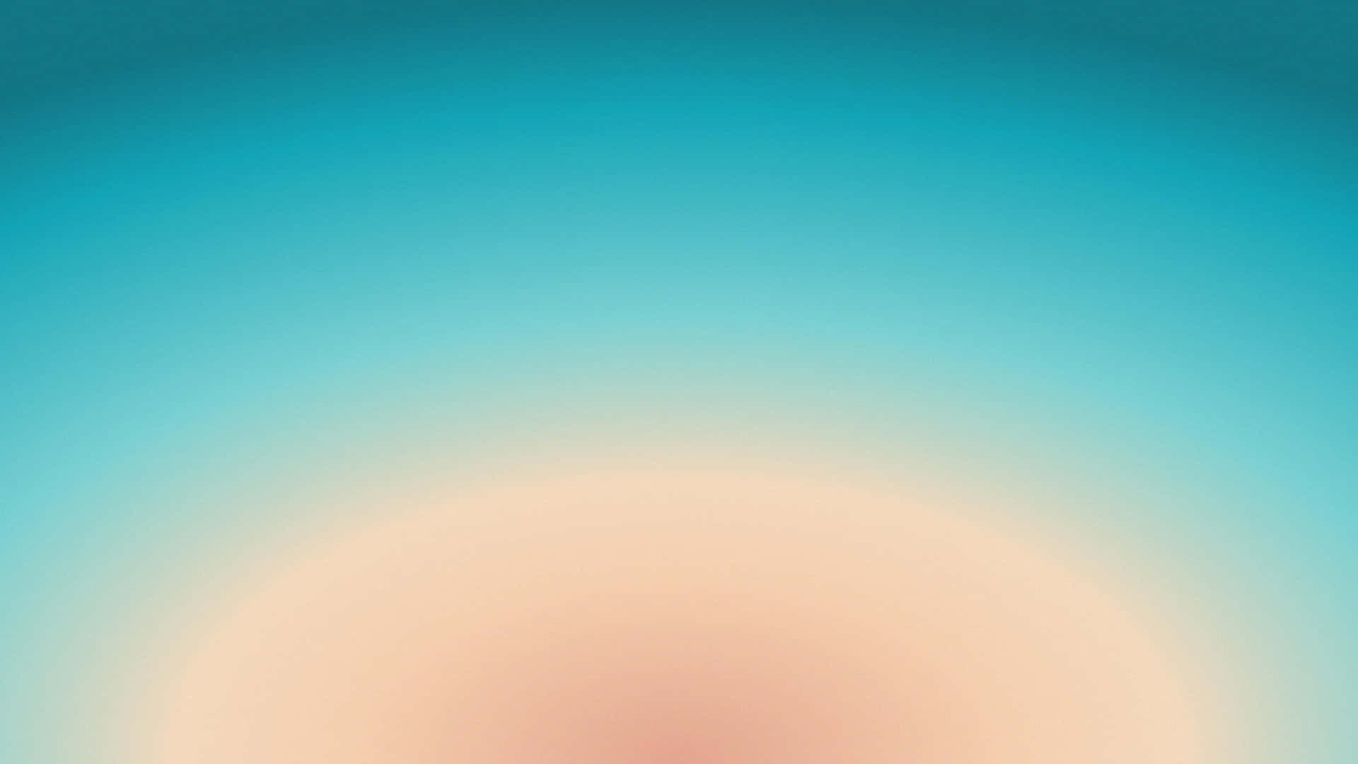 融合青色和蜜桃色調的抽象漸層背景 — Amoled 壁紙