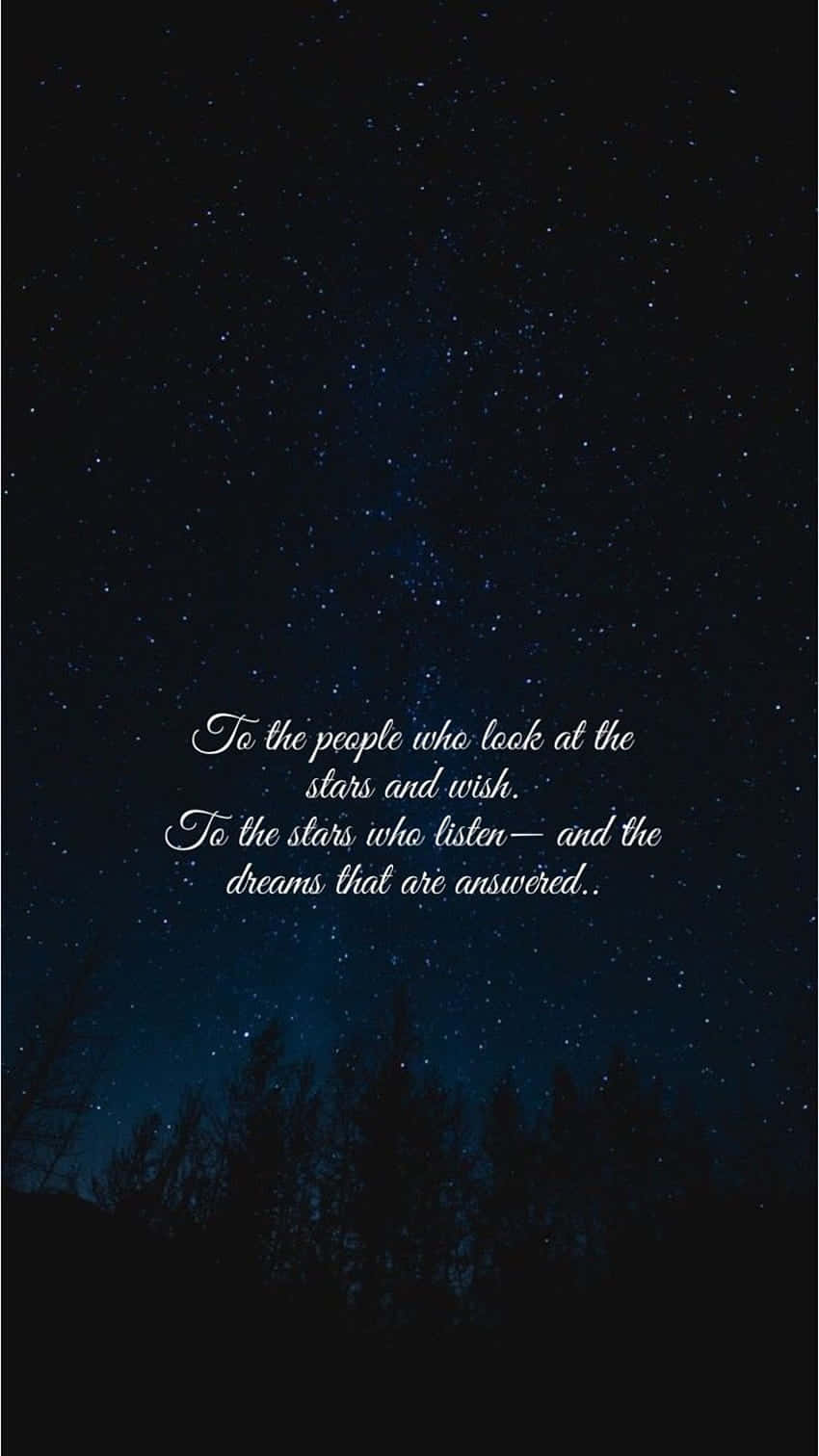 ACOTAR 名言 星空 深藍 壁紙