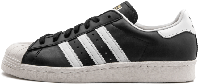 Adidas 經典黑白運動鞋側面視角 壁紙