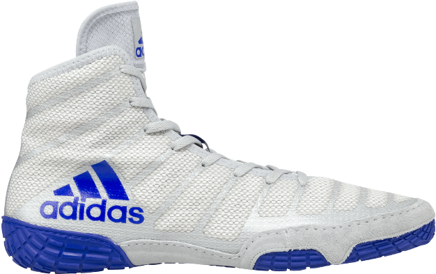 Adidas 白色藍色高筒摔角鞋 壁紙