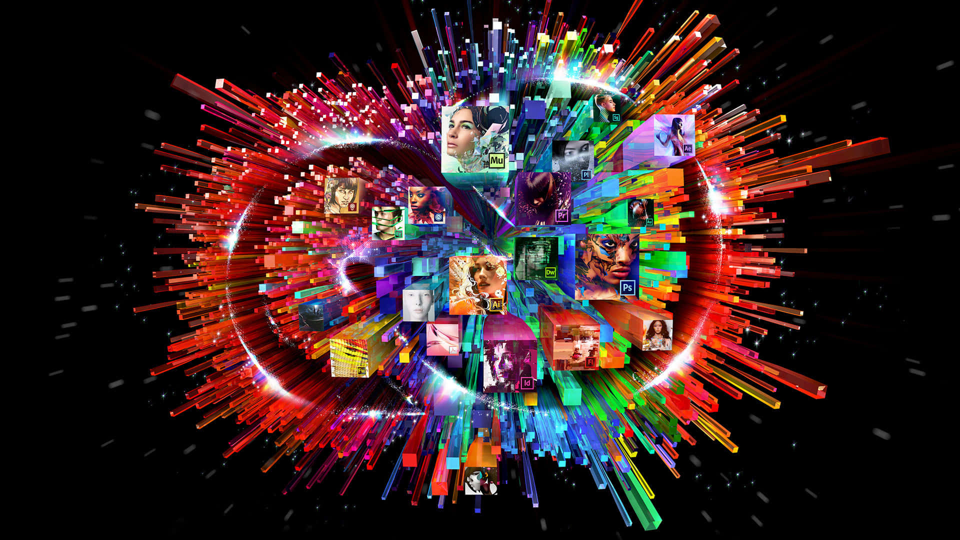 Adobe CS6 彩色圖像 壁紙