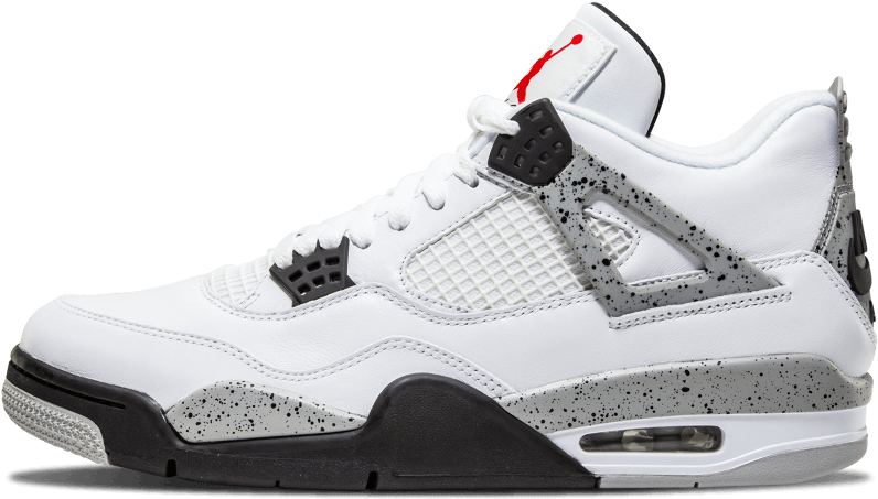 Air Jordan 4 Retro 白黑紅 壁紙