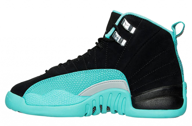 黑與青綠色 Air Jordan 運動鞋 壁紙