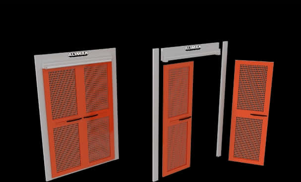 Alimak 工業門3D模型 壁紙