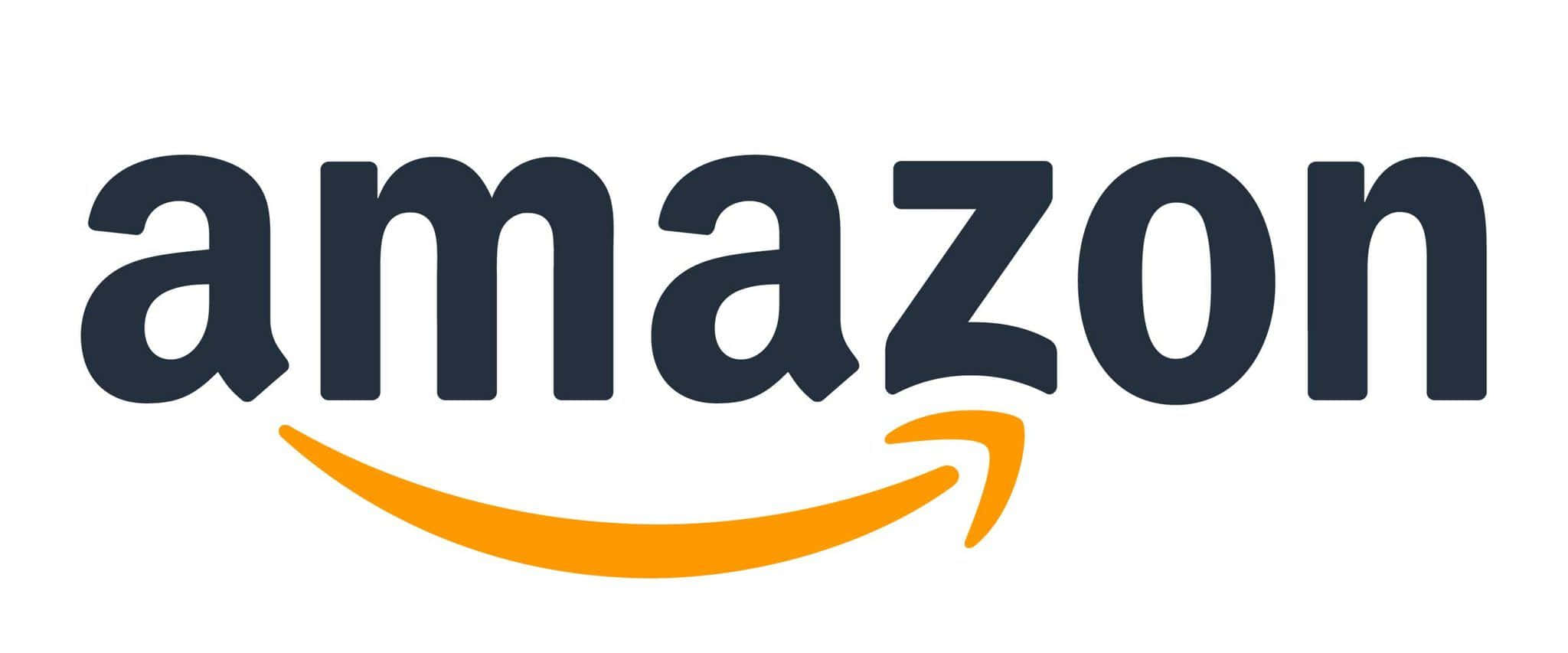 深藍色文字和從 a 到 z 的橙色箭頭的 Amazon 標誌 — 亞馬遜 GIF 壁紙