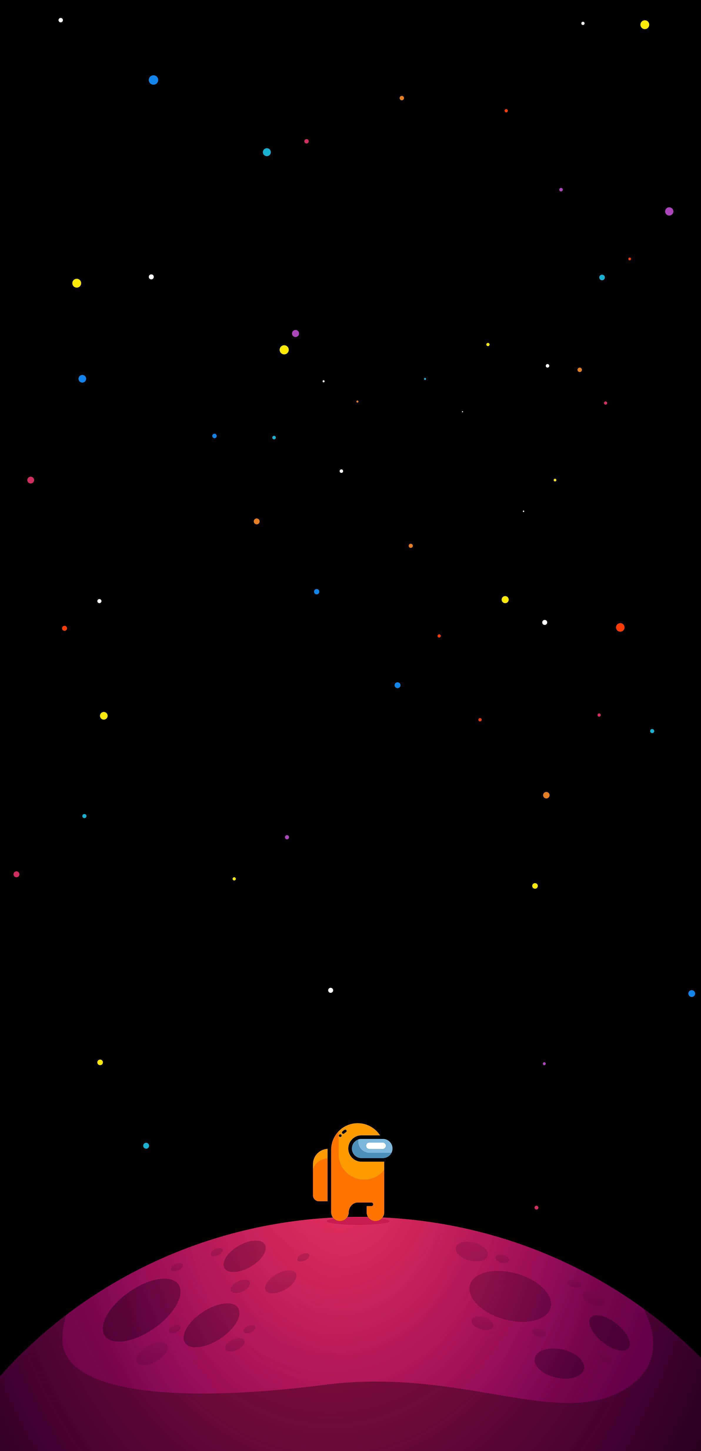 Among US 太空背景 壁紙
