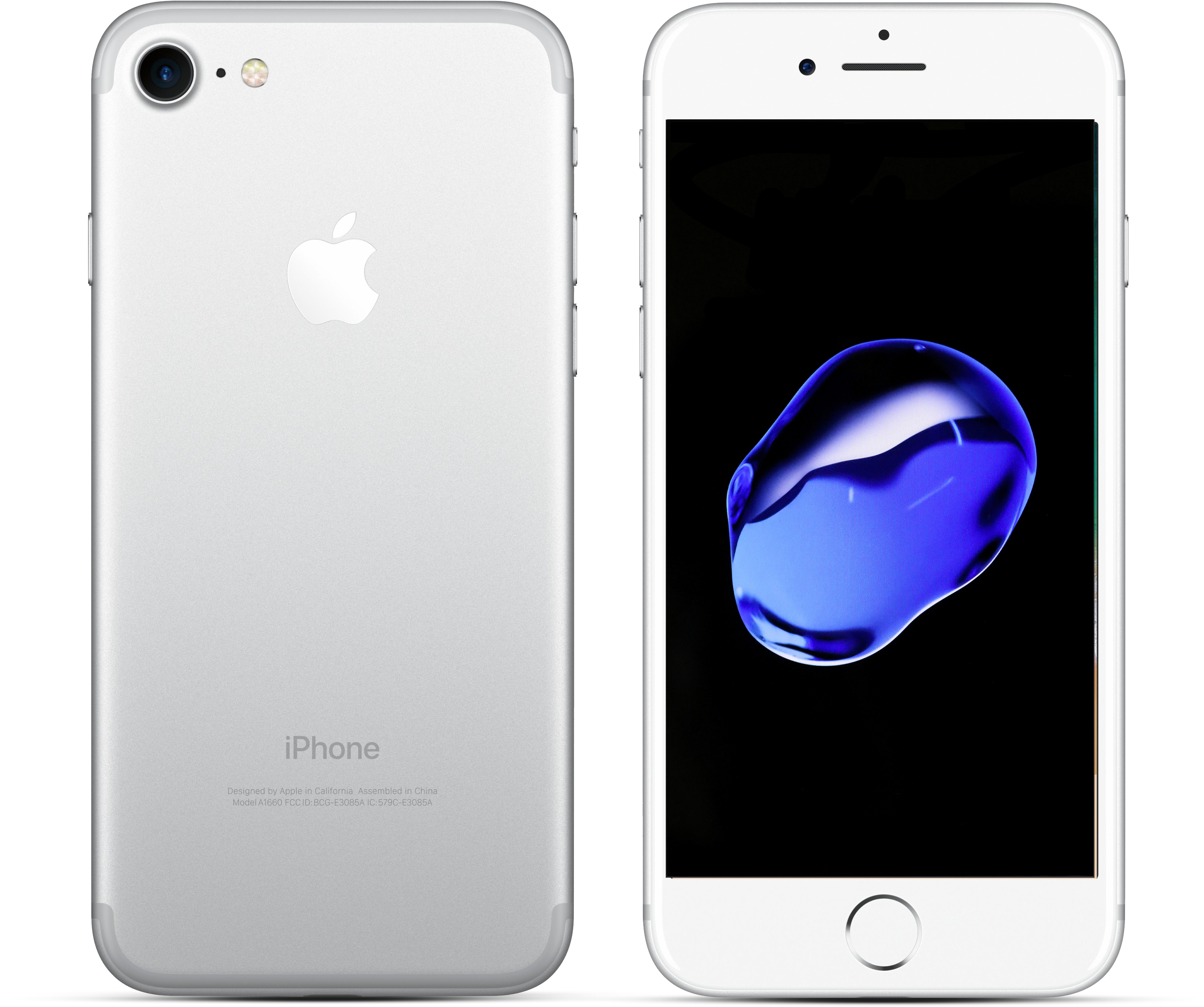Apple iPhone 銀色機型 壁紙