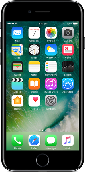 Apple iPhone 應用程式顯示 壁紙