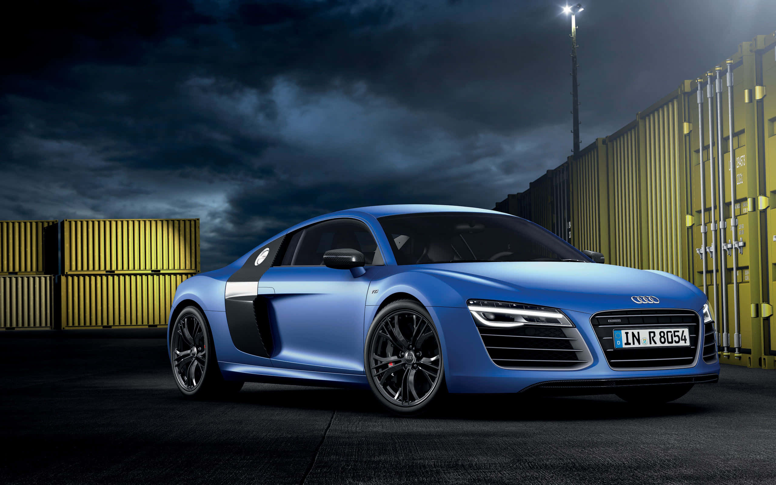 Audi R8 的未來感設計 壁紙