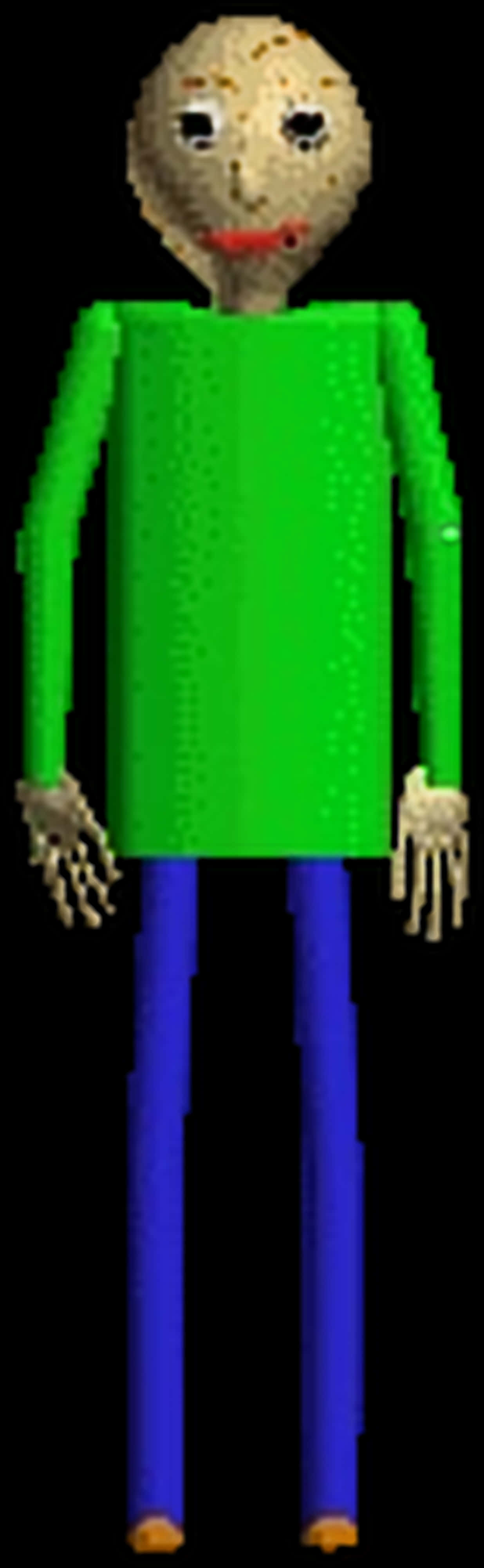 Baldi 遊戲角色站立姿態 壁紙
