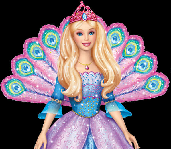Barbie 孔雀公主圖片 壁紙