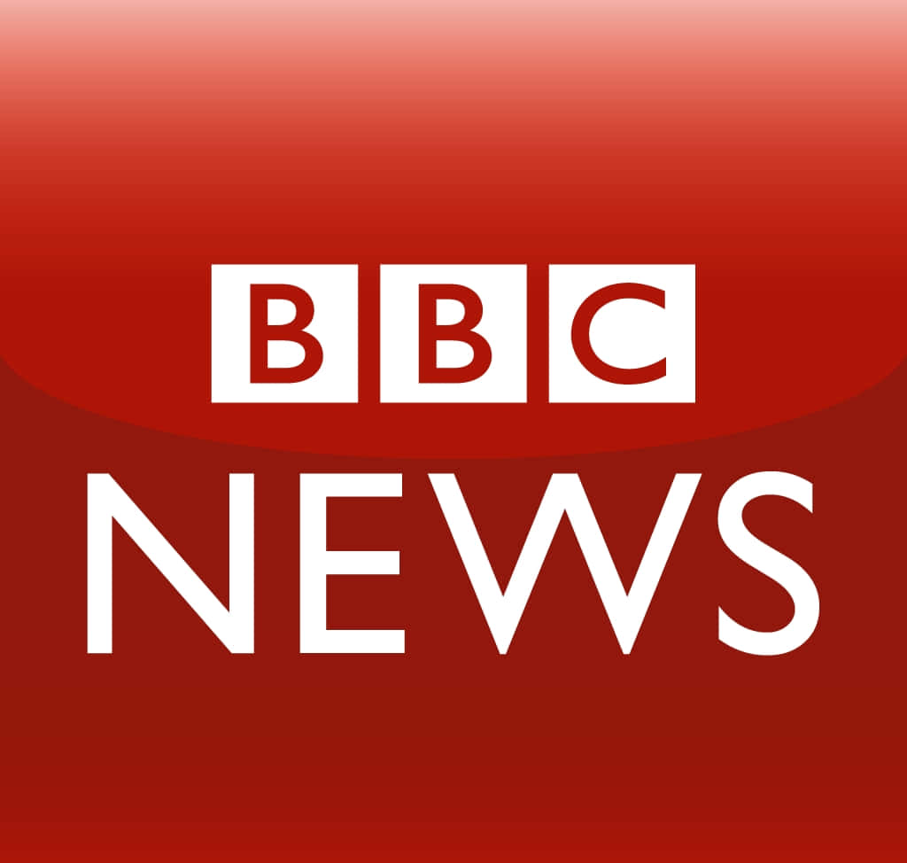 Bbc News 桌布 壁紙 — BBC News 標誌，在漸變紅色背景上帶有粗體白色文字。