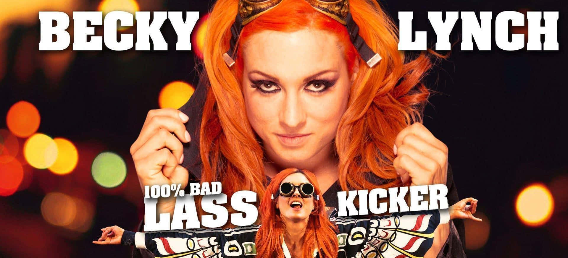 Becky Lynch 散景海報 壁紙