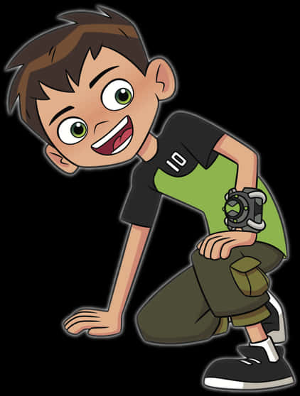 Ben 10 卡通角色姿勢 壁紙