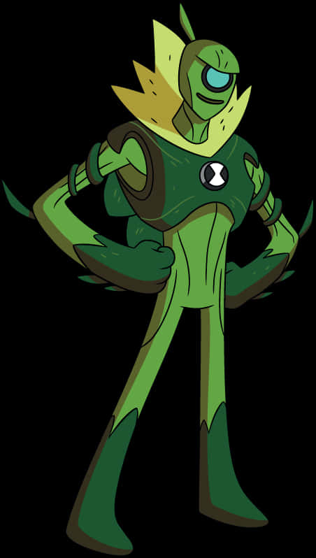 Ben 10 外星英雄 X L R8 站立姿勢 壁紙