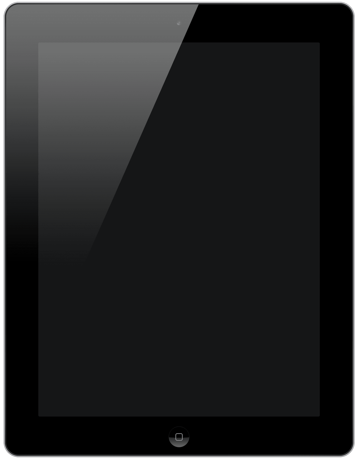 Blacki Pad 垂直方向螢幕顯示 — iPad 壁紙