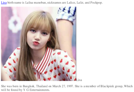 BLACKPINK 桌布 壁紙 — Blackpink 的 Lisa 嘟起嘴唇，擺出俏皮姿勢，身穿紅色心形圖案襯衫。