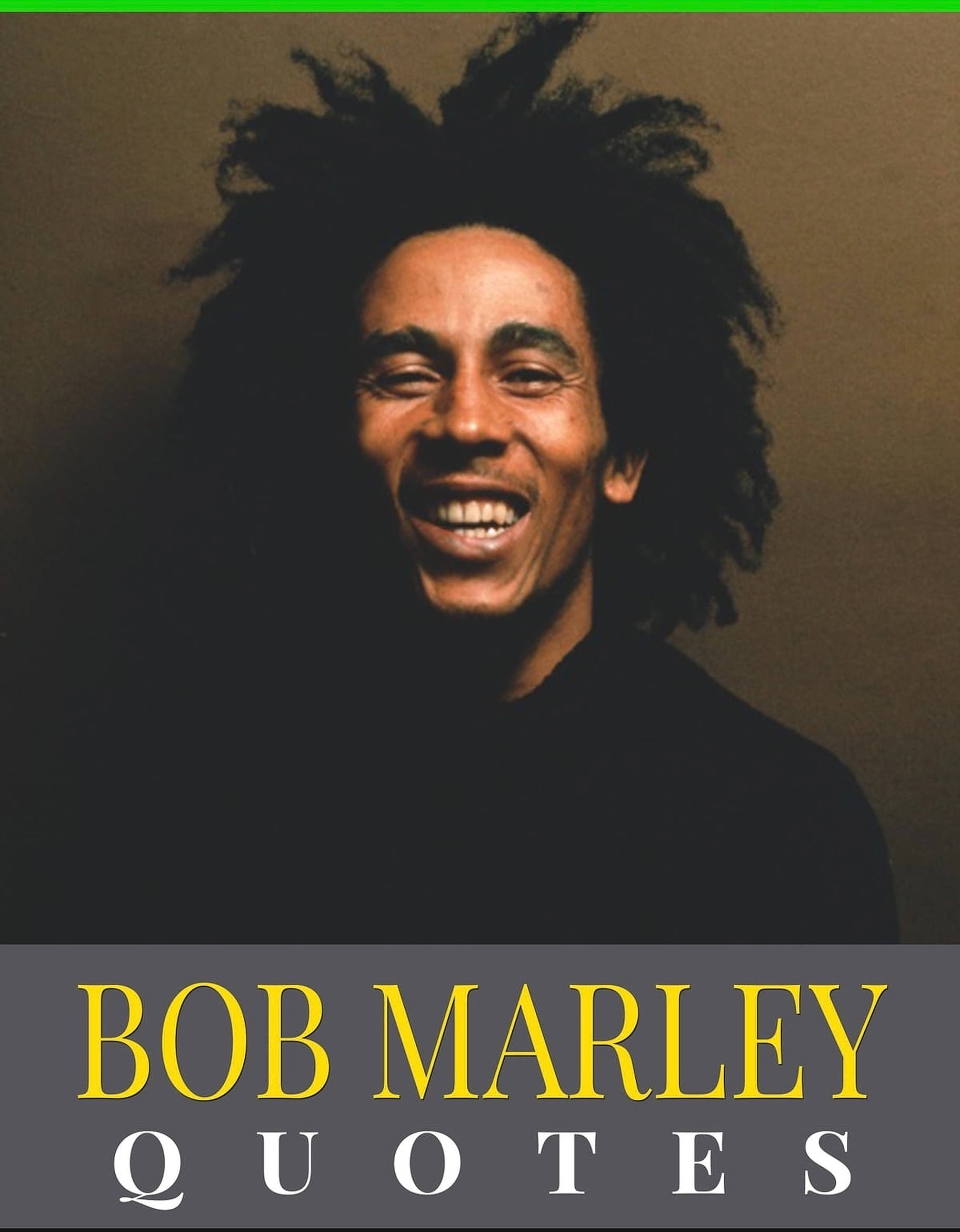 bob 桌布 壁紙 — Bob Marley 在暖色調肖像中散發著歡樂的能量，他標誌性的辮子框住了燦爛的笑容。