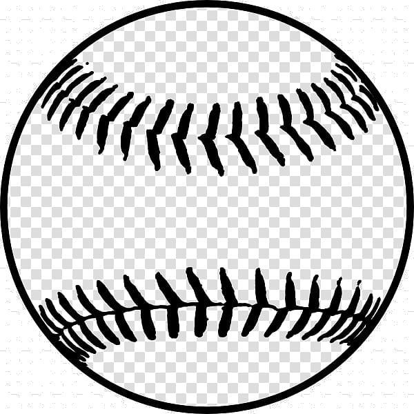 黑白棒球圖標，縫線可見。 — MLB 壁紙