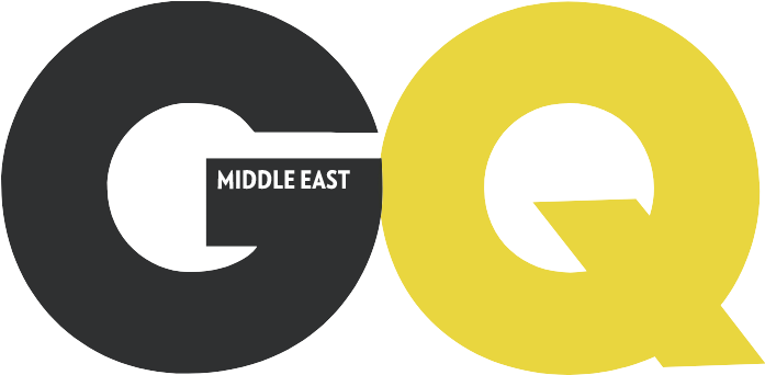 GQ中東標誌，深灰色和黃色字母。 — Jordan Logo 壁紙