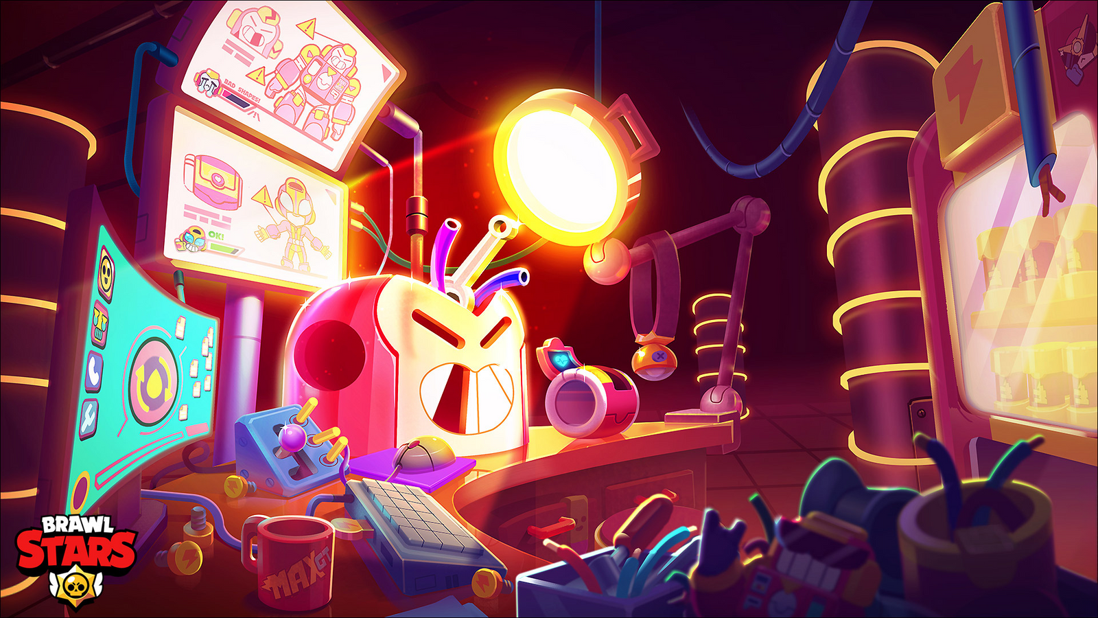 Brawl Stars 動畫工作室場景 壁紙