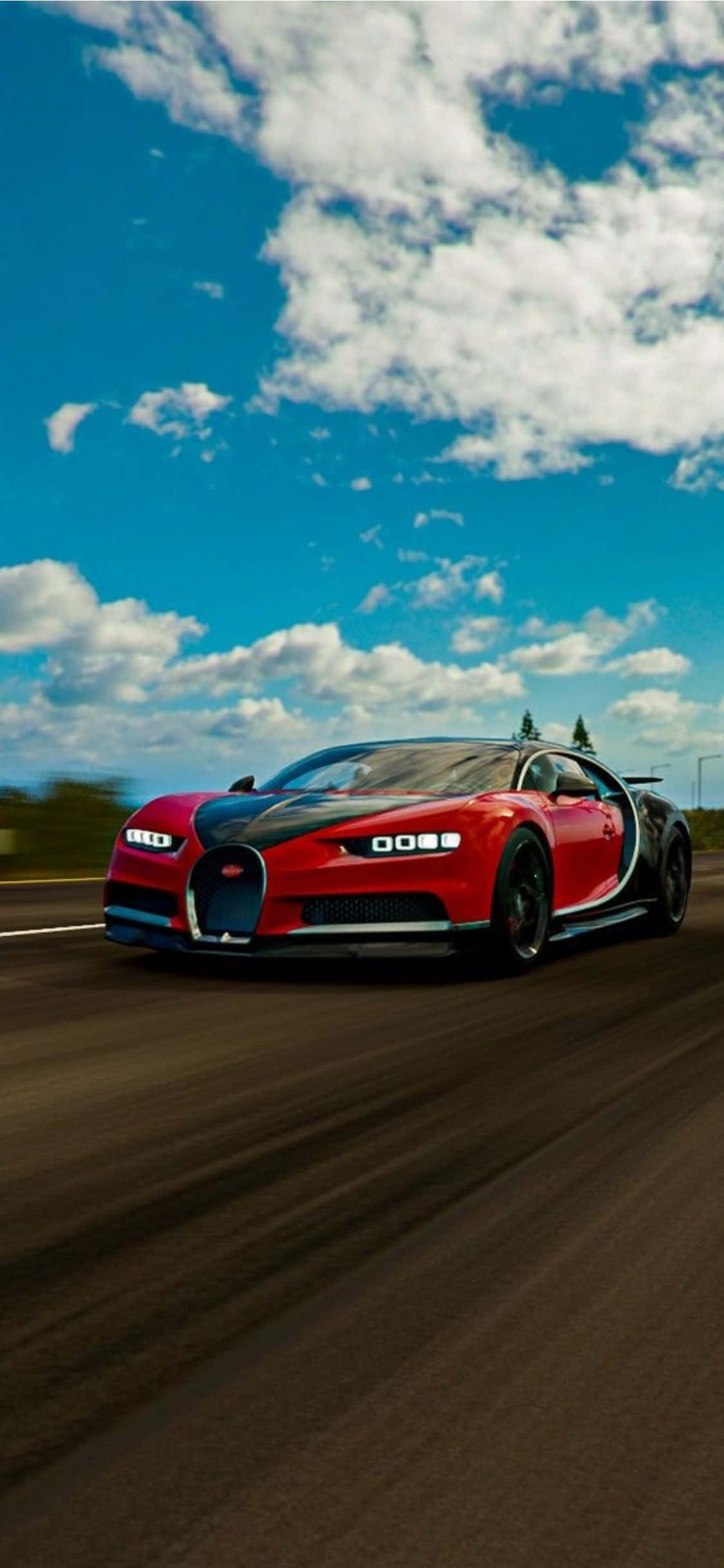 Bugatti Chiron 與 Audi A4 S4 壁紙